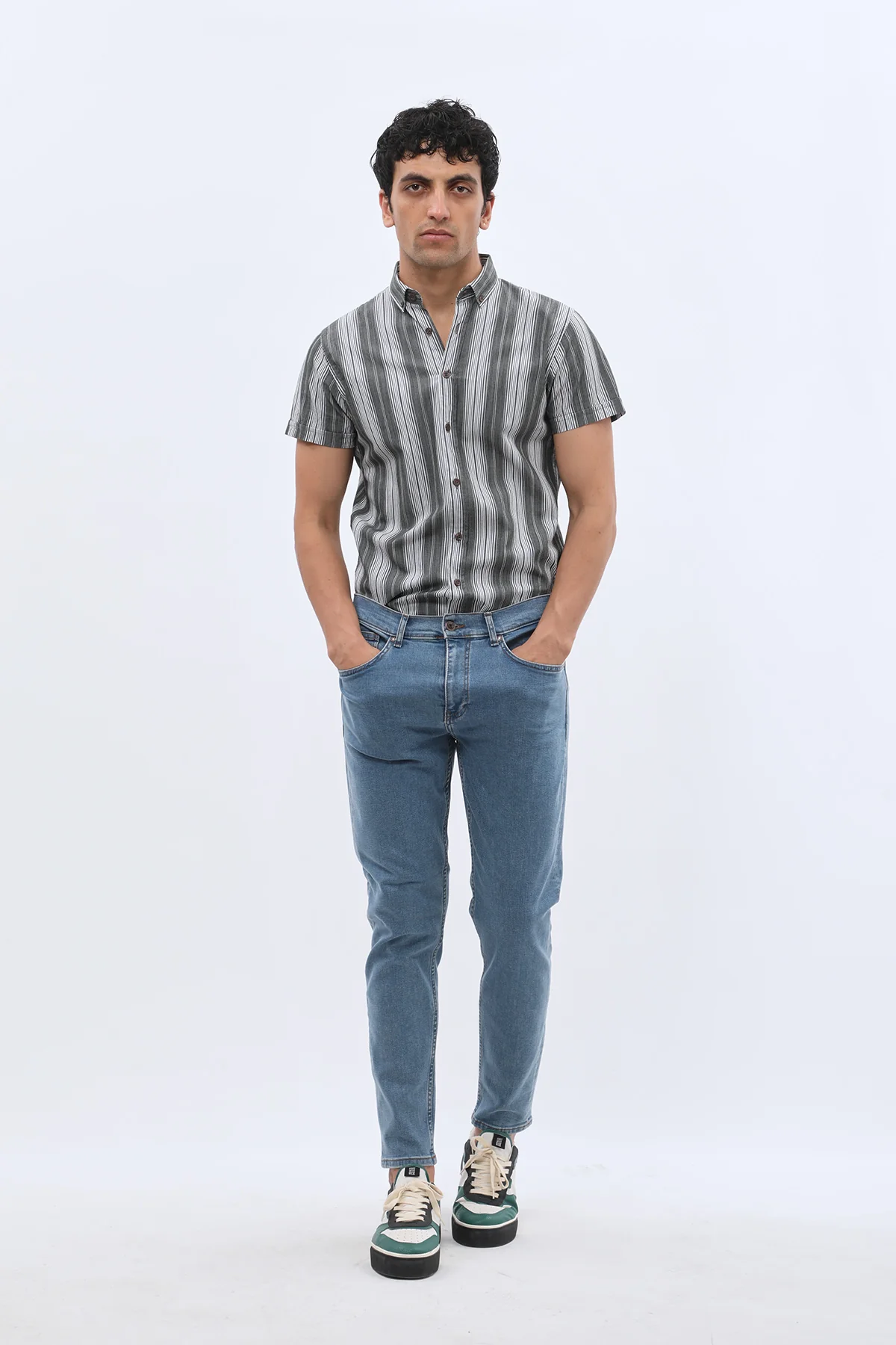جينز Boyfriend Slim Fit من JEANSPRO - لون أزرق فاتح - Image 7
