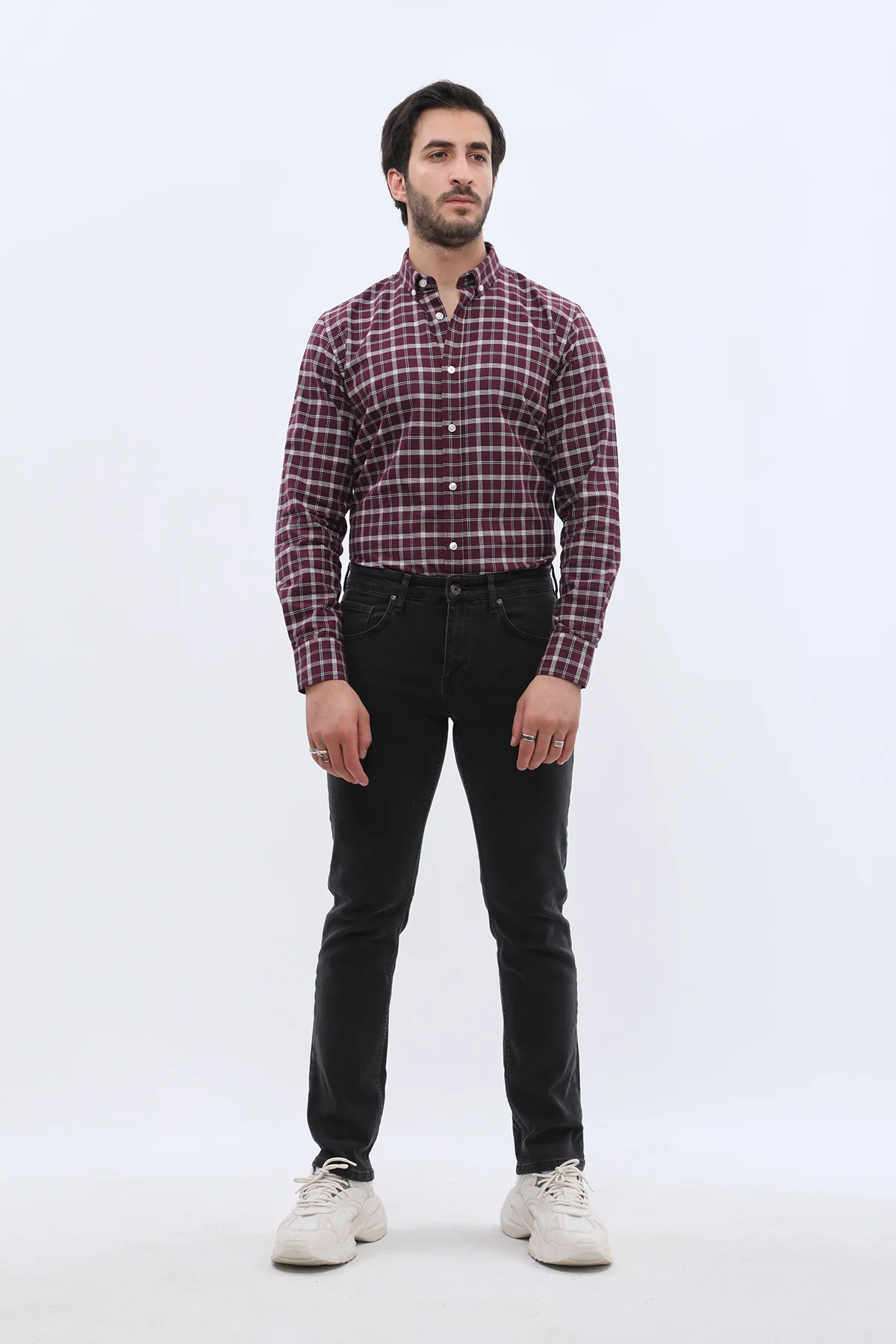جينز Comfort Fit من JEANSPRO - لون أسود - Image 2