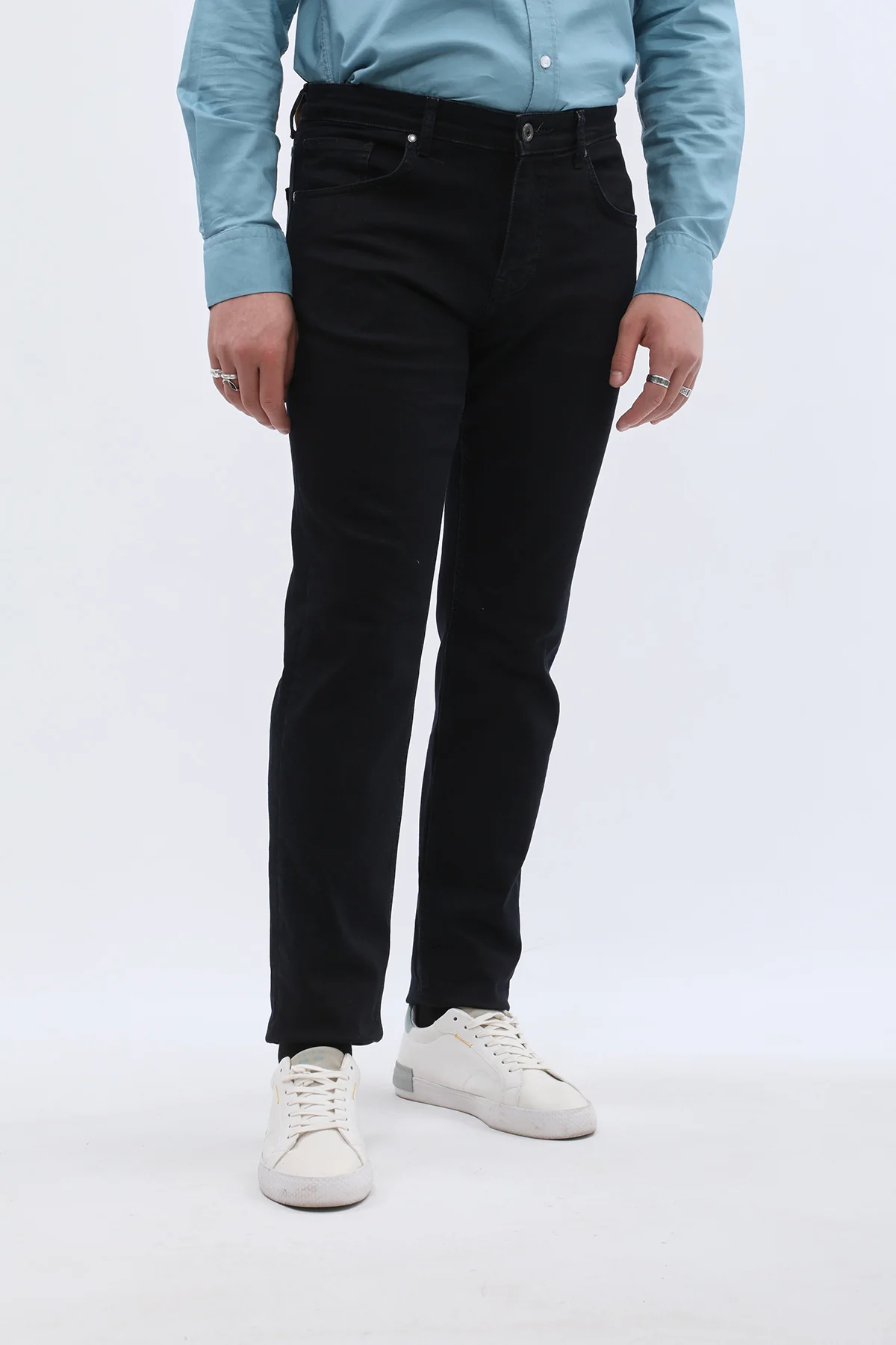 جينز Comfort Fit من JEANSPRO - لون أسود