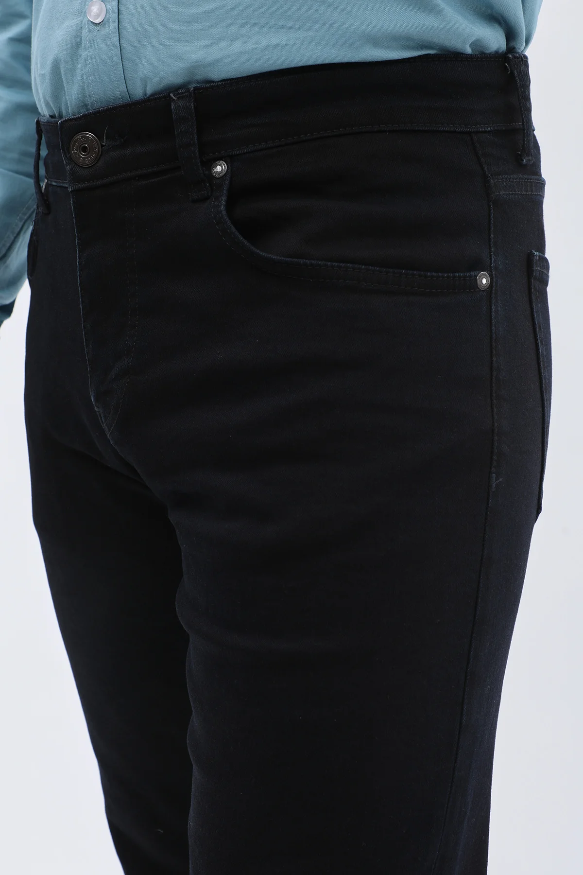 جينز Comfort Fit من JEANSPRO - لون أسود - Image 3