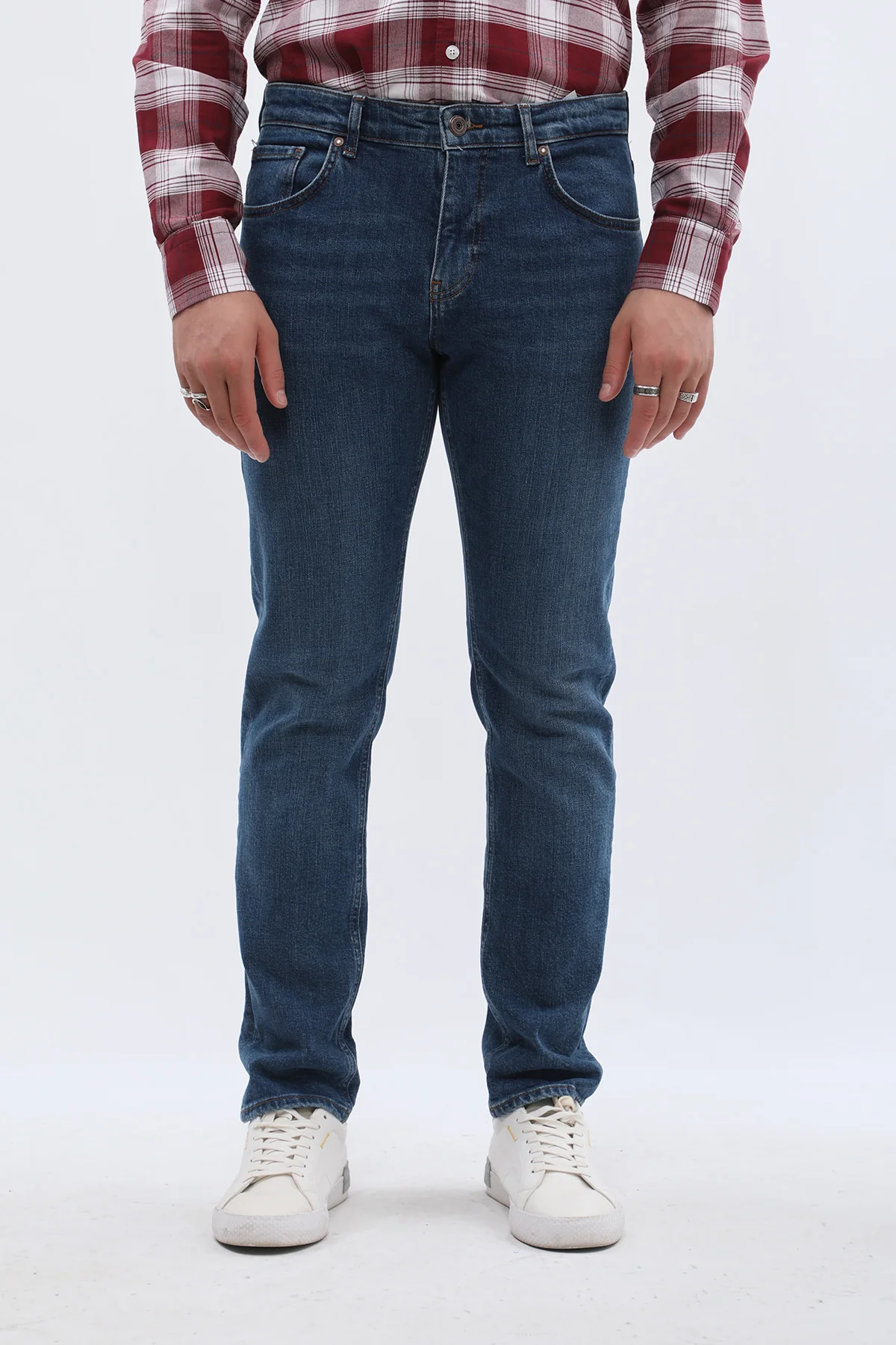 جينز Comfort Fit من JEANSPRO - لون أزرق