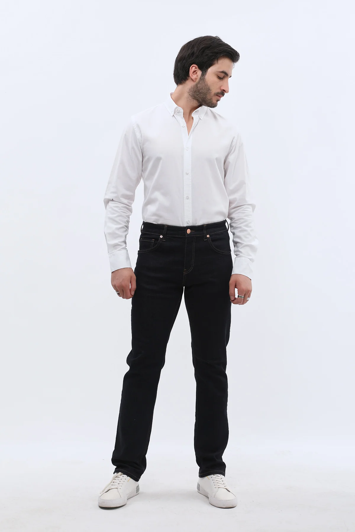 جينز Comfort Fit من JEANSPRO - لون كحلي داكن - Image 2