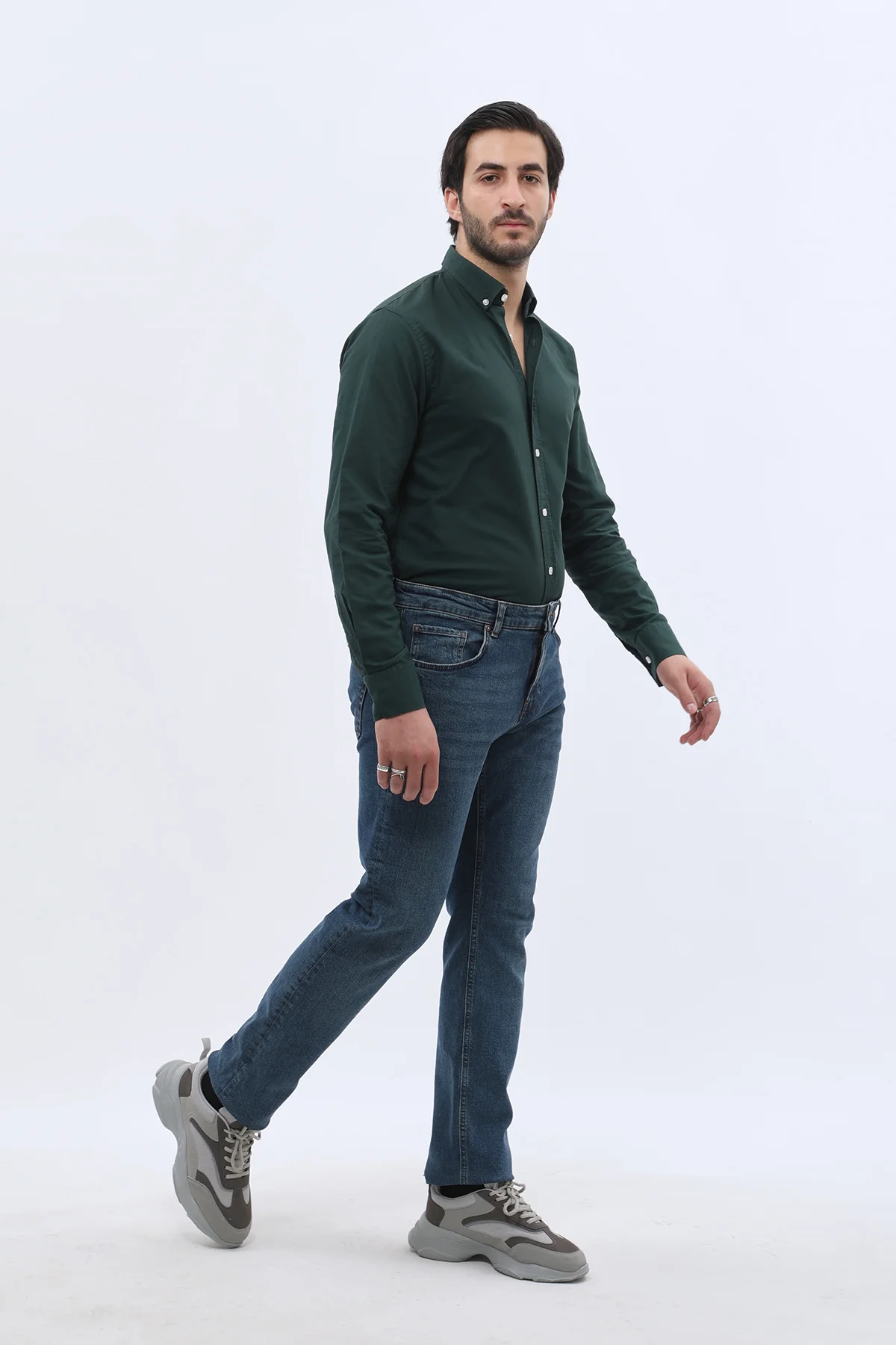 جينز Comfort Fit من JEANSPRO - لون كحلي - Image 2
