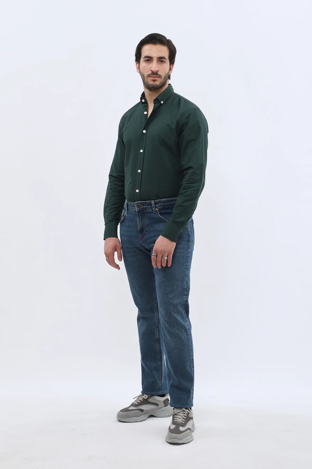 جينز Comfort Fit من JEANSPRO - لون كحلي - Image 3