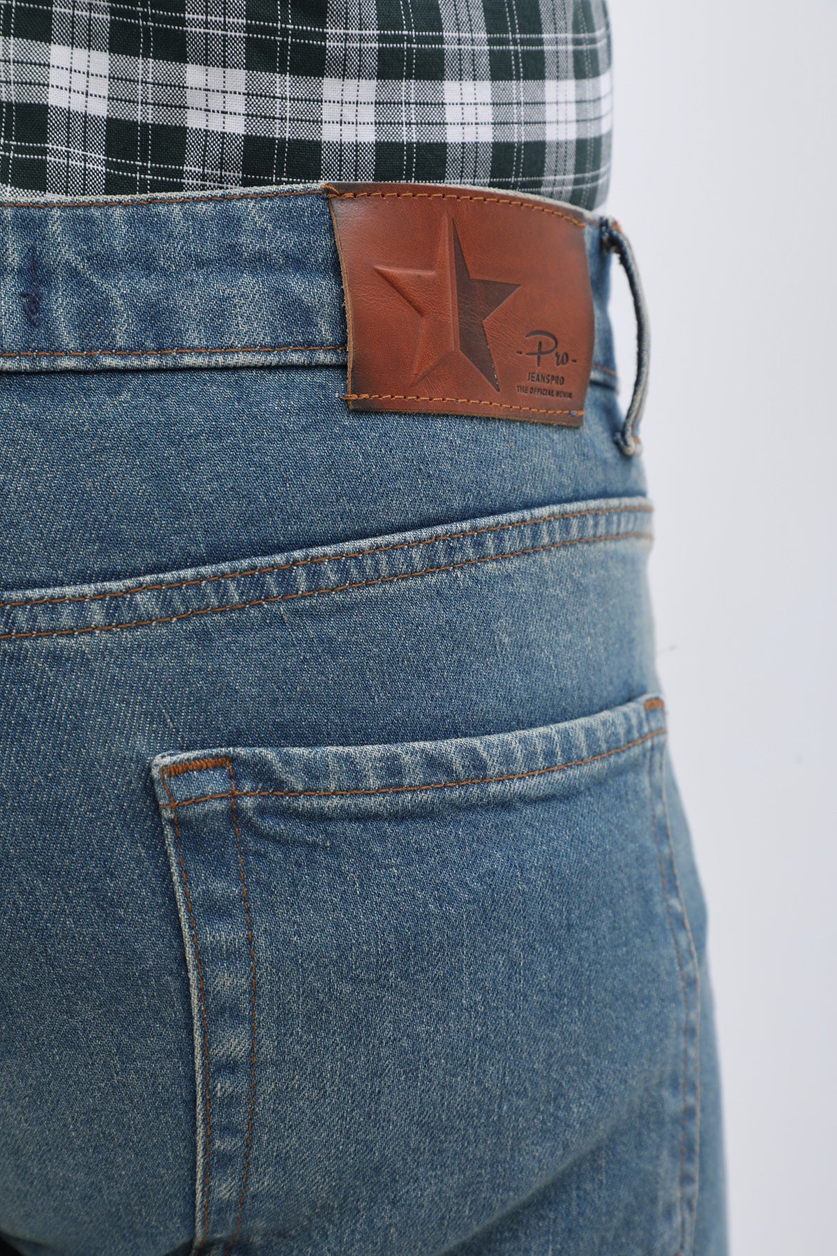 جينز Comfort Fit من JEANSPRO - لون أزرق عتيق - Image 4