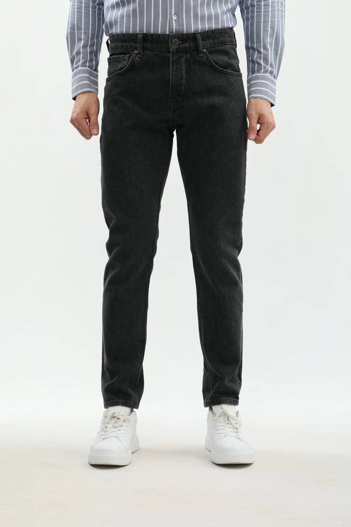 جينز Slim Fit من JEANSPRO - لون أسود