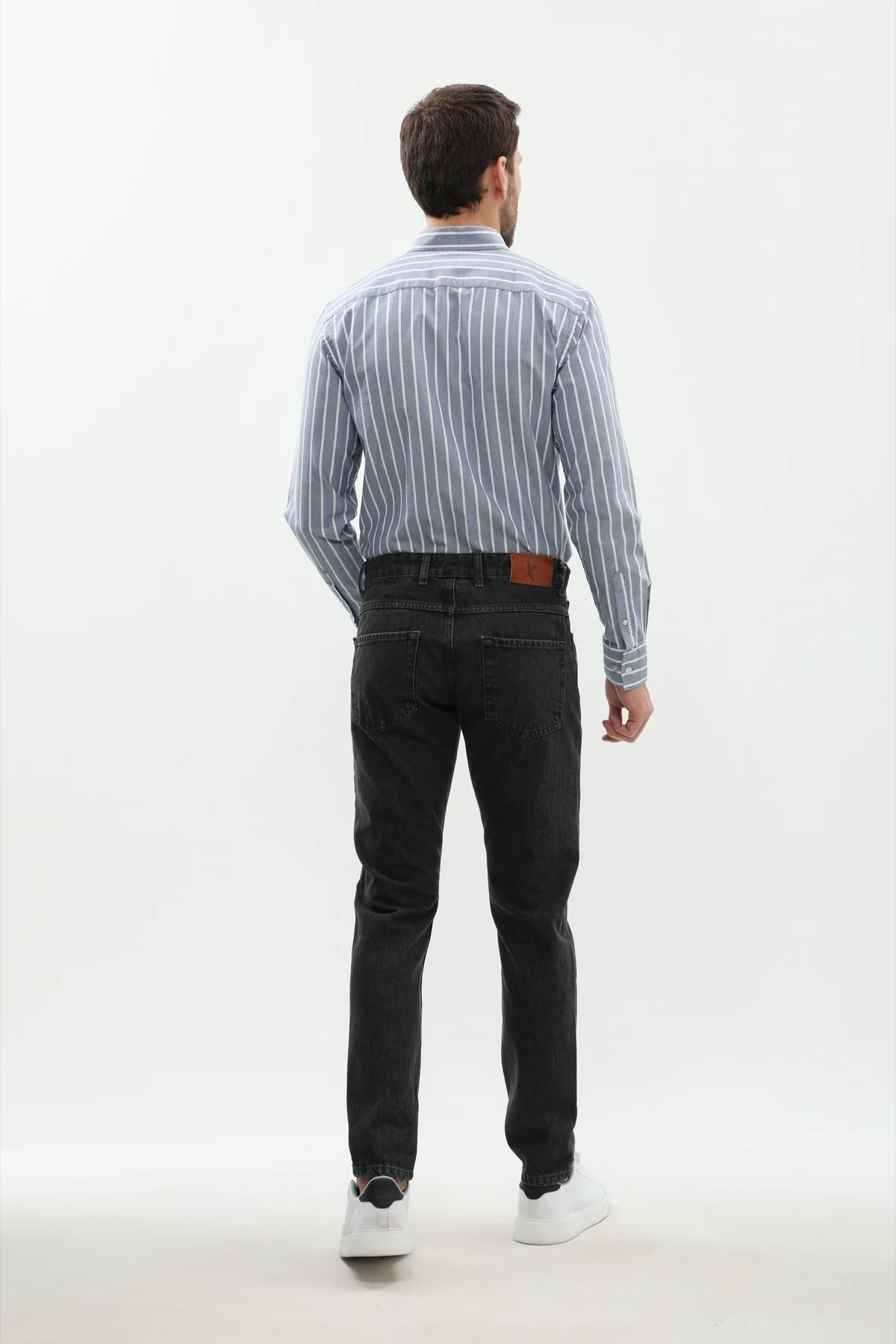 جينز Slim Fit من JEANSPRO - لون أسود - Image 4