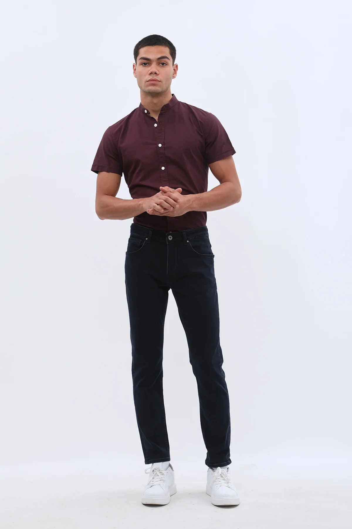 جينز Slim Fit من JEANSPRO - لون أسود - Image 2