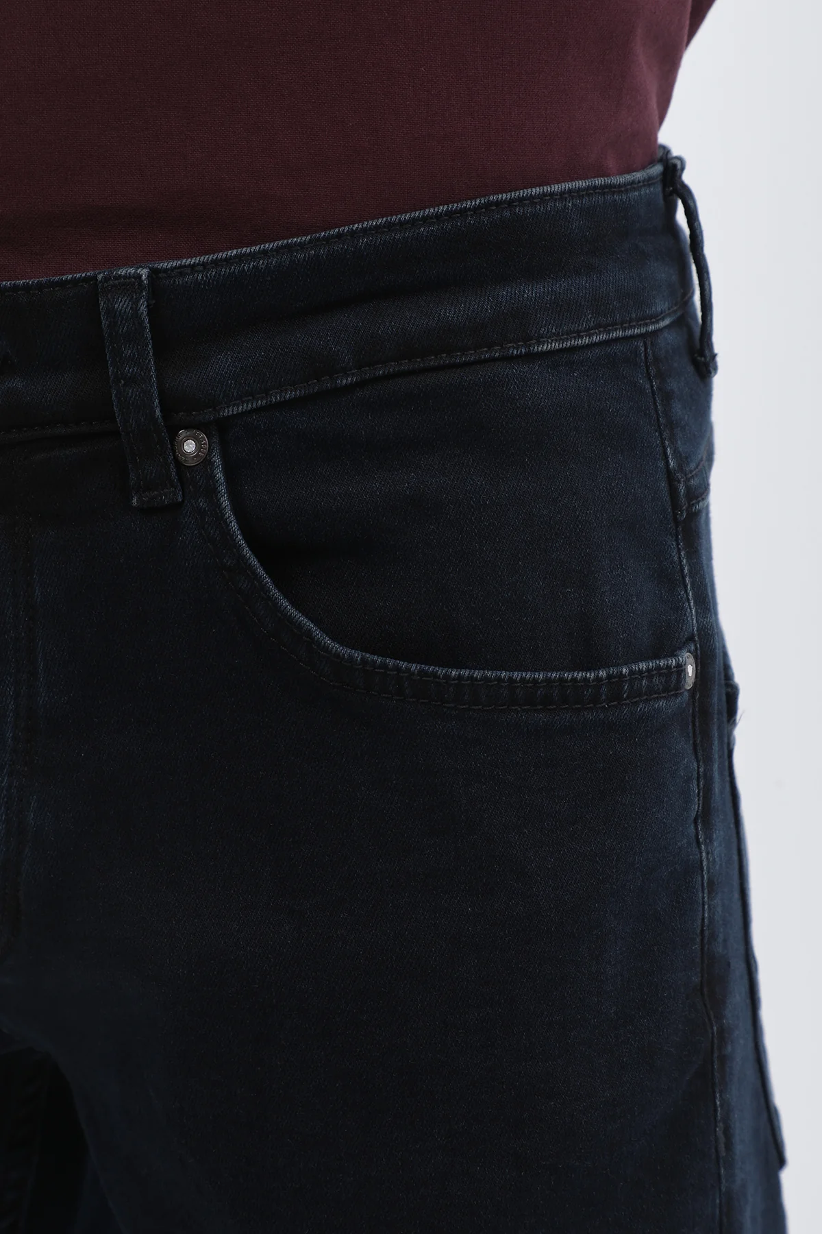 جينز Slim Fit من JEANSPRO - لون أسود - Image 3