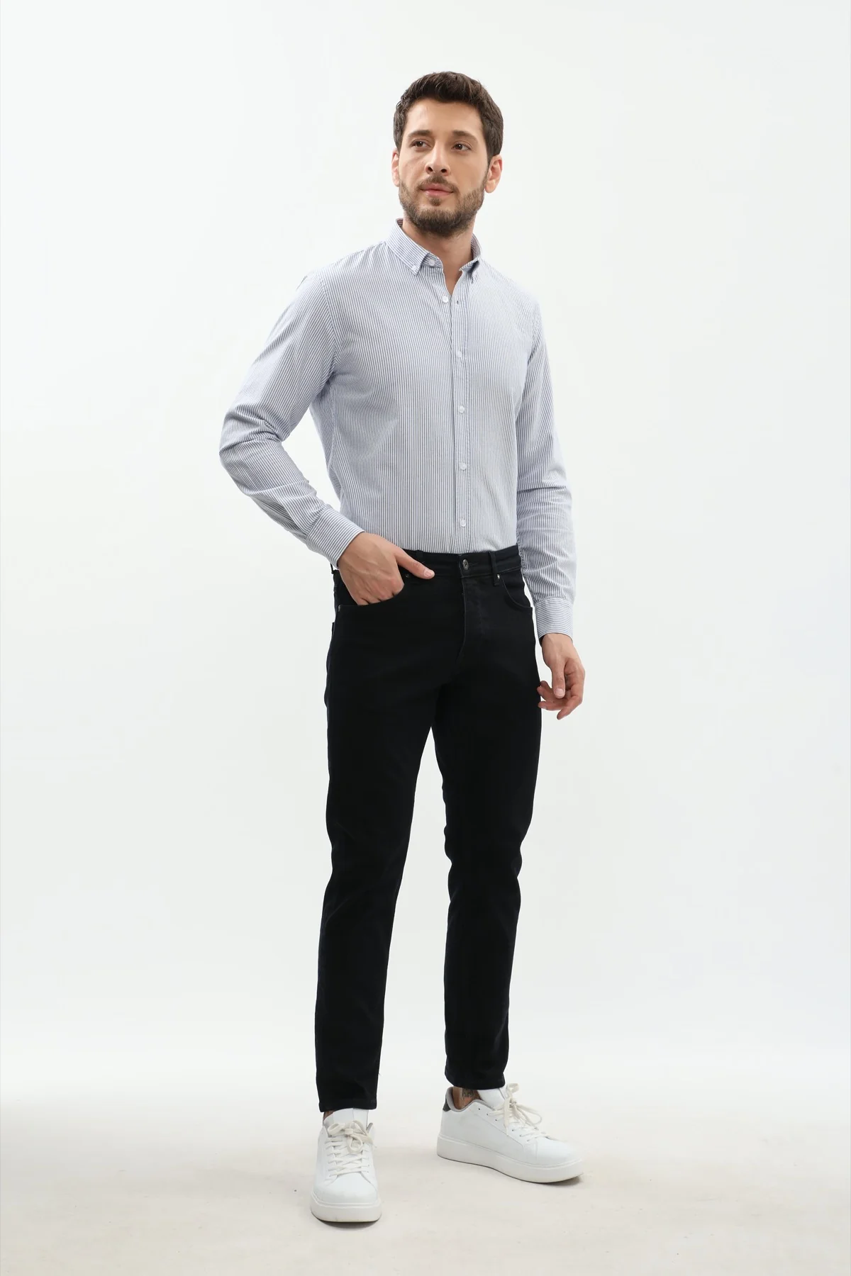جينز JEANSPRO Slim Fit - رمادي فاتح - Image 2