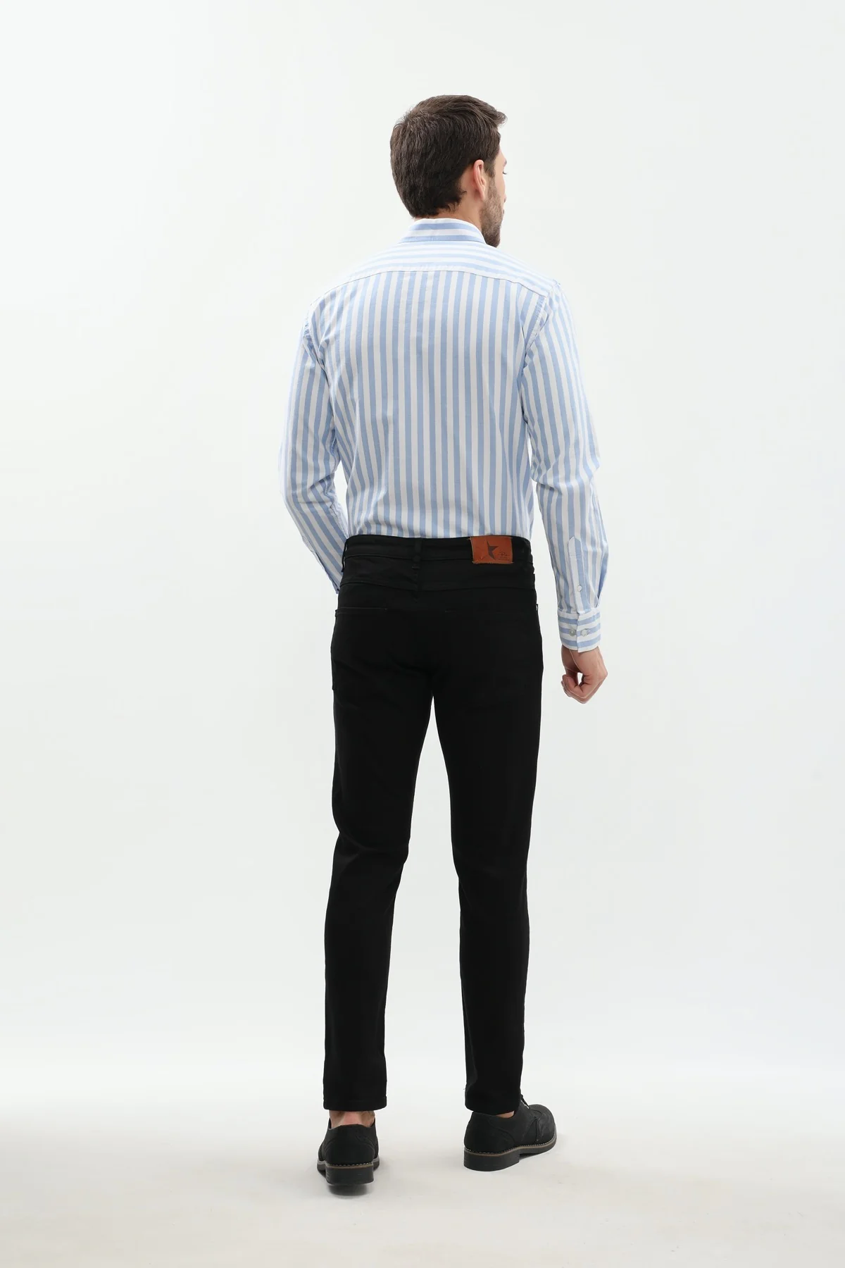 جينز Slim Fit من JEANSPRO - لون أسود - Image 4