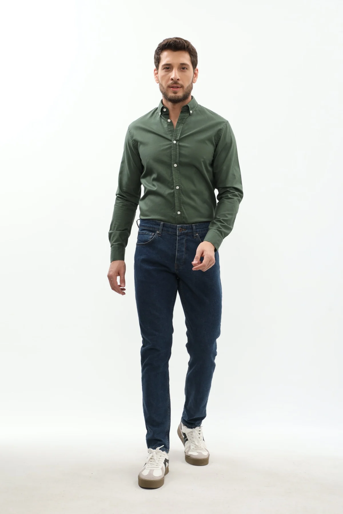 جينز Slim Fit من JEANSPRO - لون أزرق غامق - Image 2