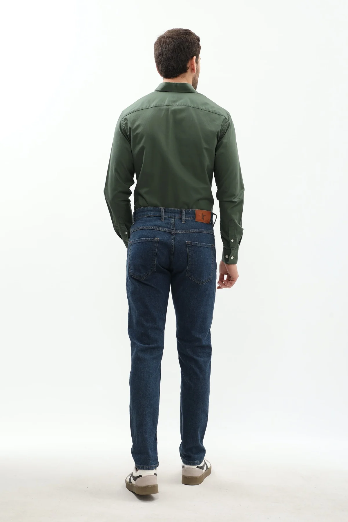 جينز Slim Fit من JEANSPRO - لون أزرق غامق - Image 4
