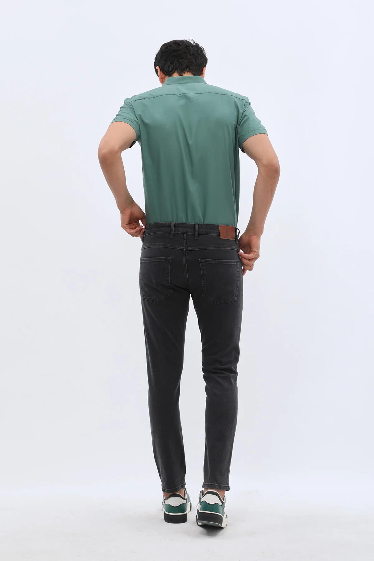 جينز Slim Fit من JEANSPRO - لون رمادي غامق - Image 6