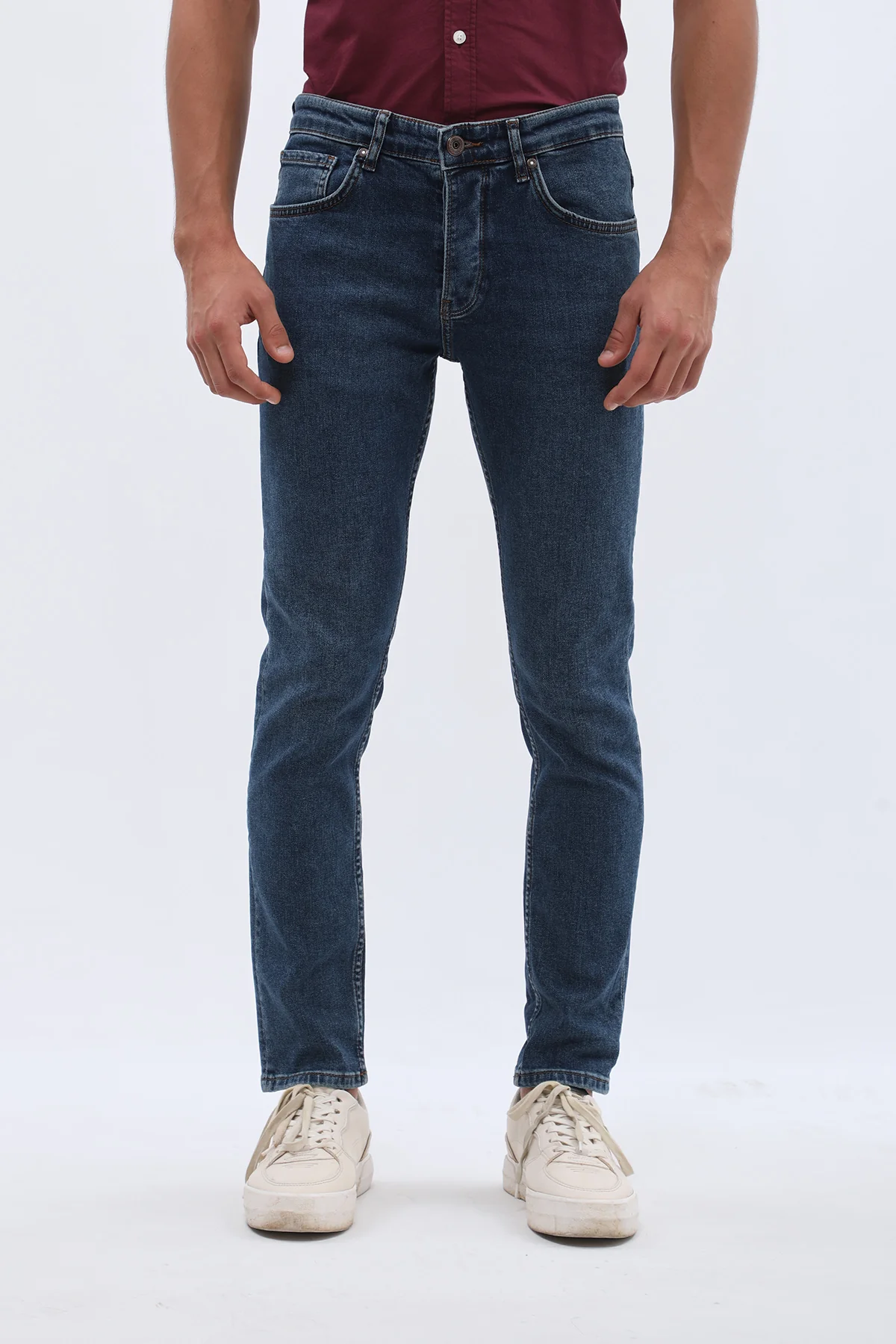 جينز Slim Fit من JEANSPRO - لون أزرق ليلي داكن - Image 5