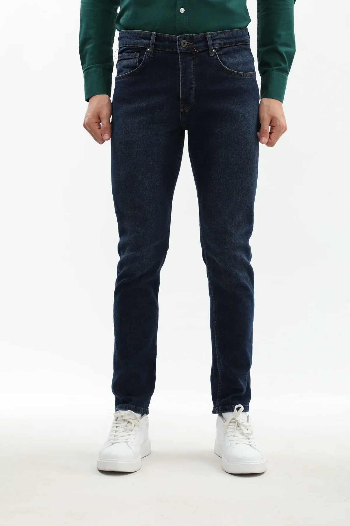 جينز Slim Fit من JEANSPRO - لون كحلي