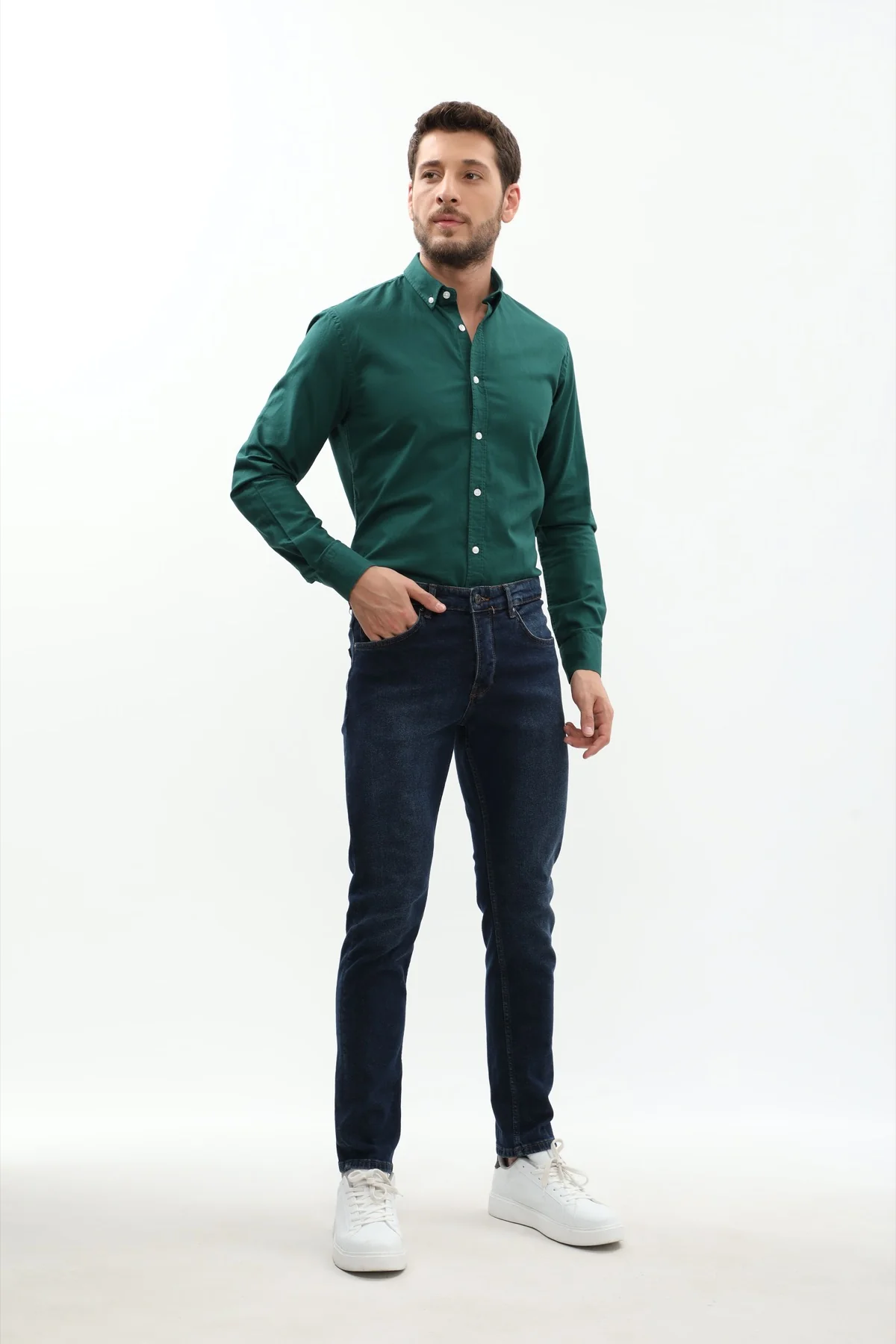 جينز Slim Fit من JEANSPRO - لون كحلي - Image 2