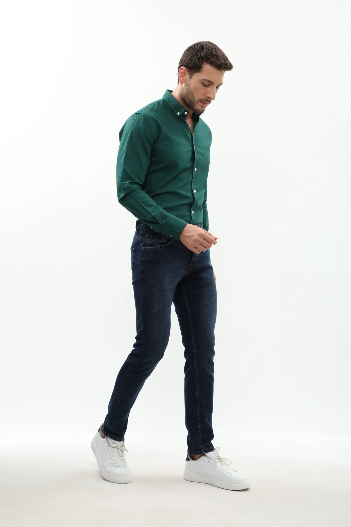 جينز Slim Fit من JEANSPRO - لون كحلي - Image 3