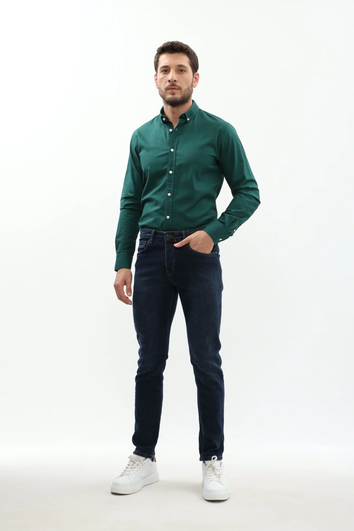 جينز Slim Fit من JEANSPRO - لون كحلي - Image 5