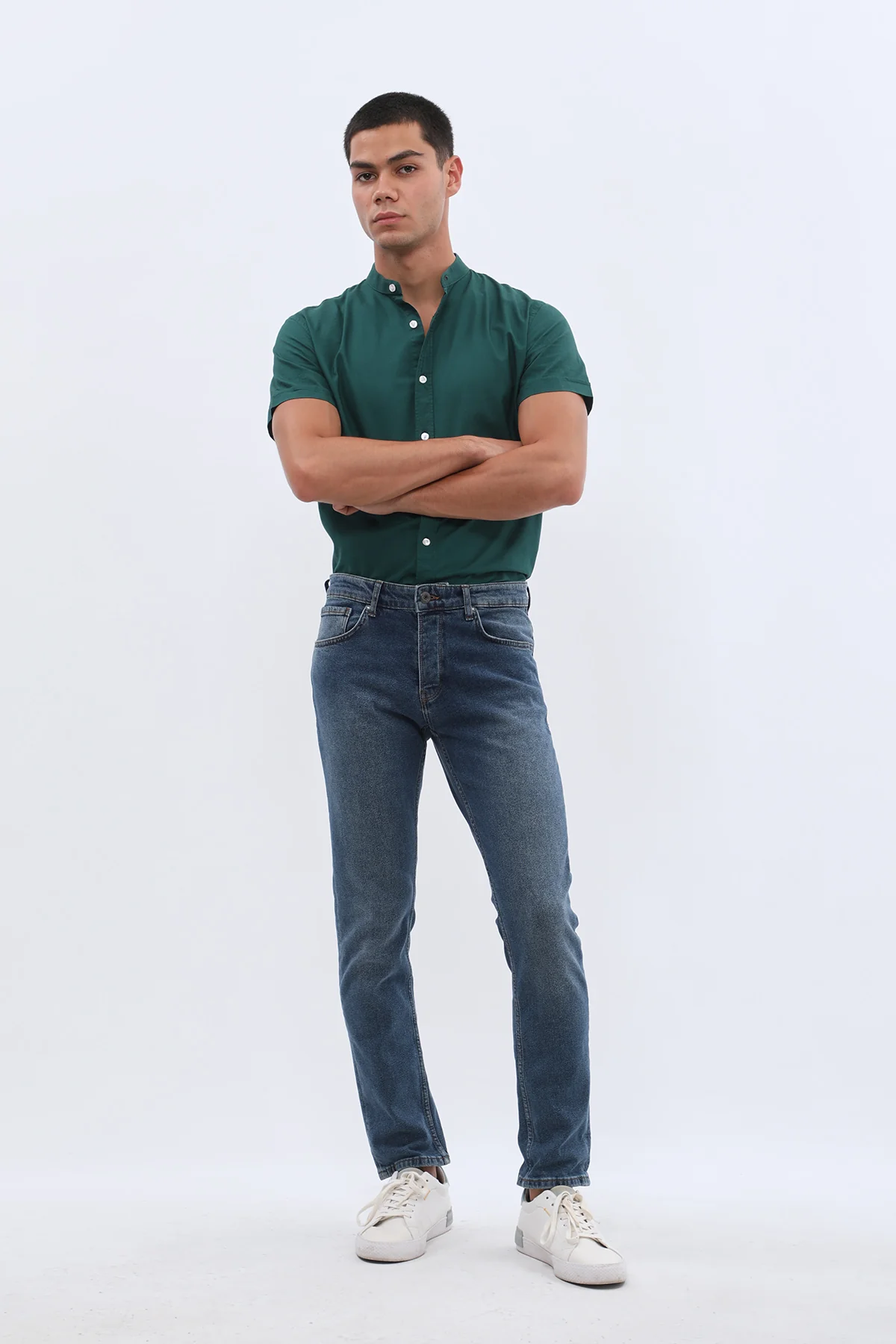 جينز Slim Fit من JEANSPRO - لون أزرق باهت - Image 2