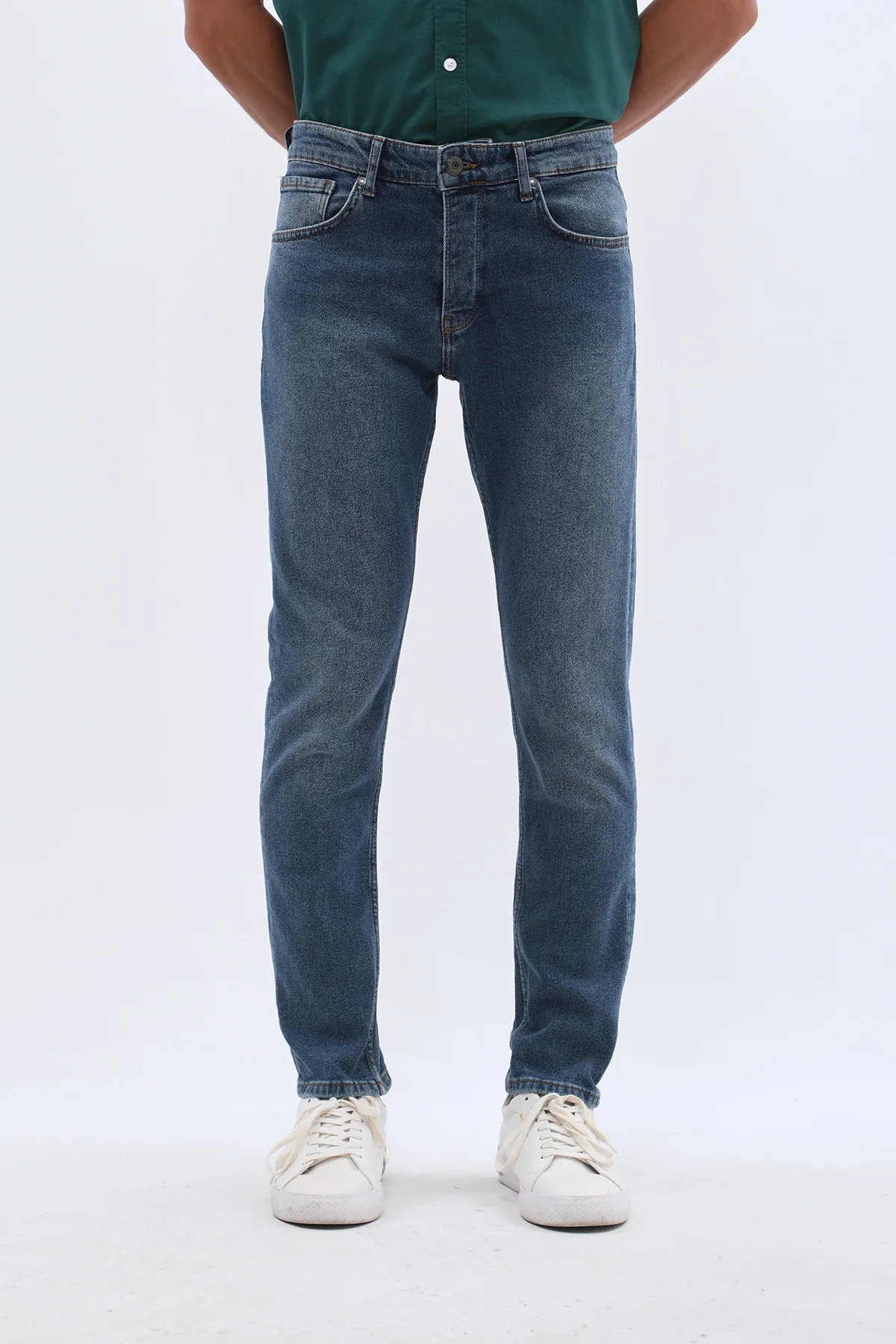 جينز Slim Fit من JEANSPRO - لون أزرق باهت - Image 3