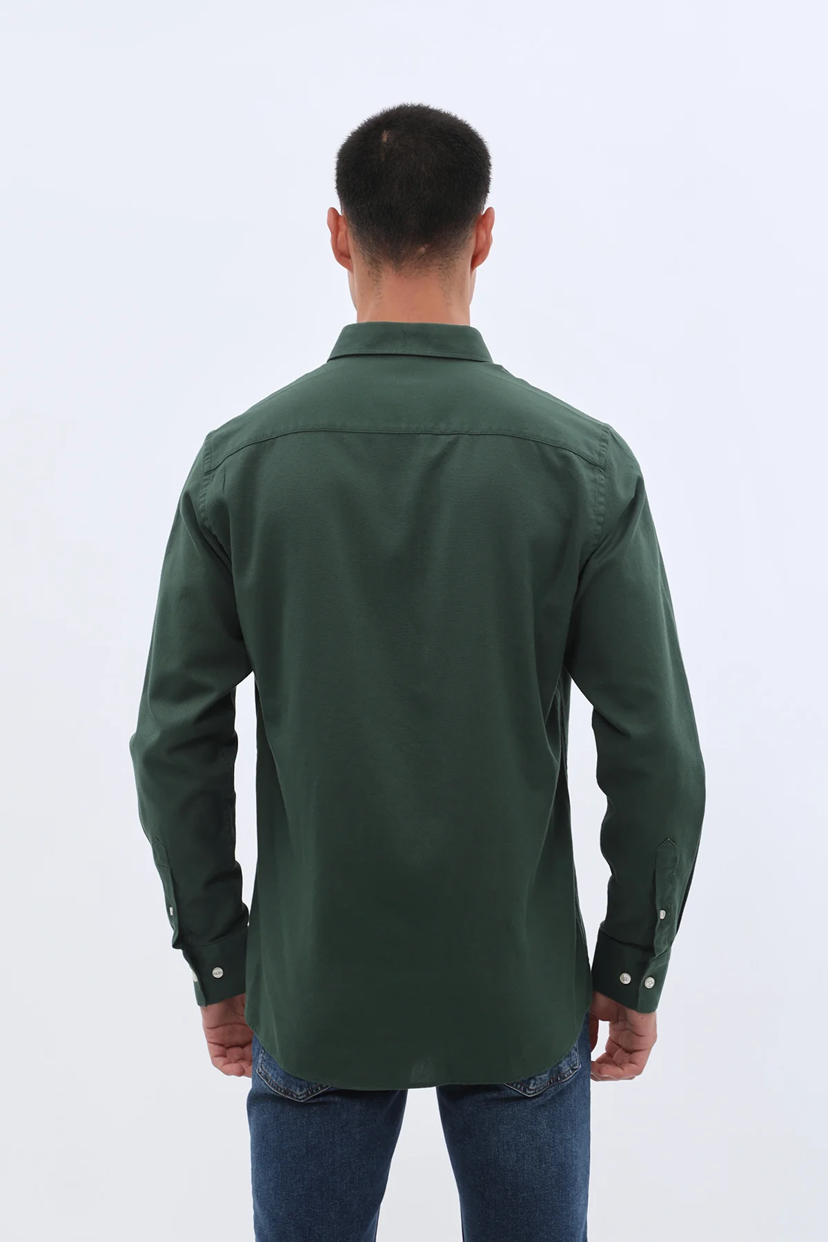 قميص باسكت بقبة بأزرار من SHIRTSPRO - لون أخضر - Image 5