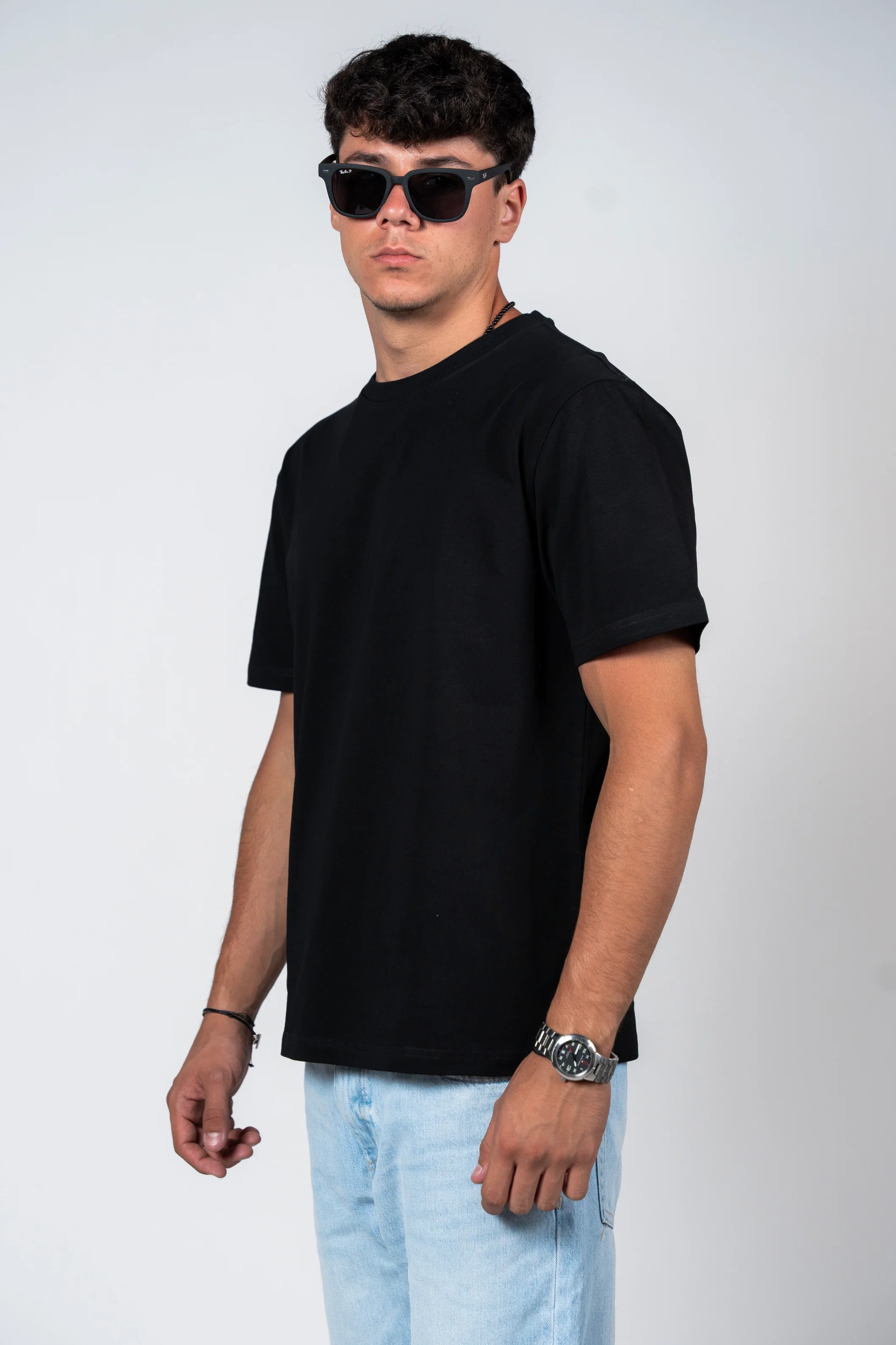 تيشيرت قطن 100% من SHIRTSPRO - لون أسود - Image 5