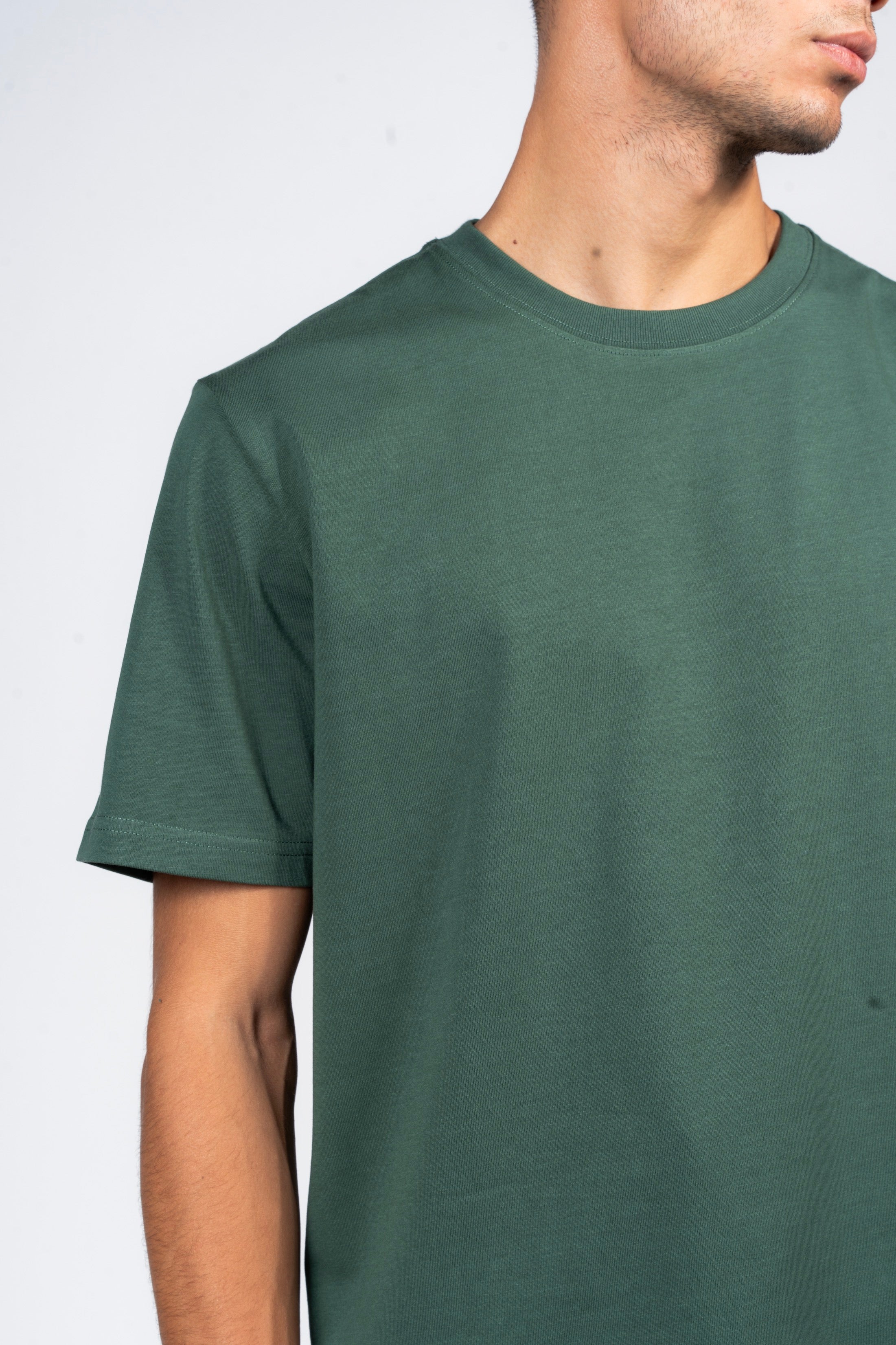 تيشيرت قطن 100% من SHIRTSPRO - لون زيتي - Image 5